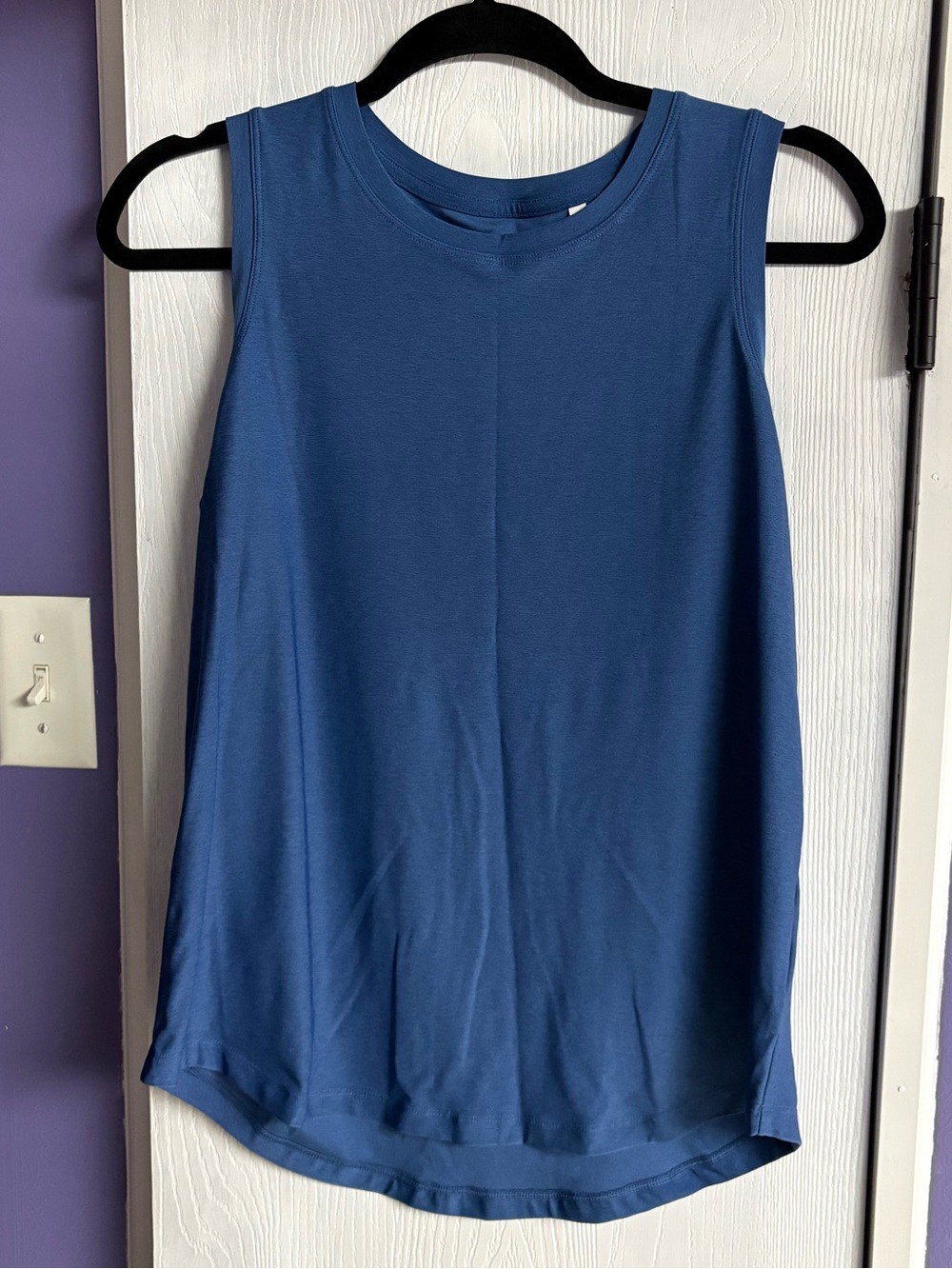 DSG Blue Scoop Neck Tank Top